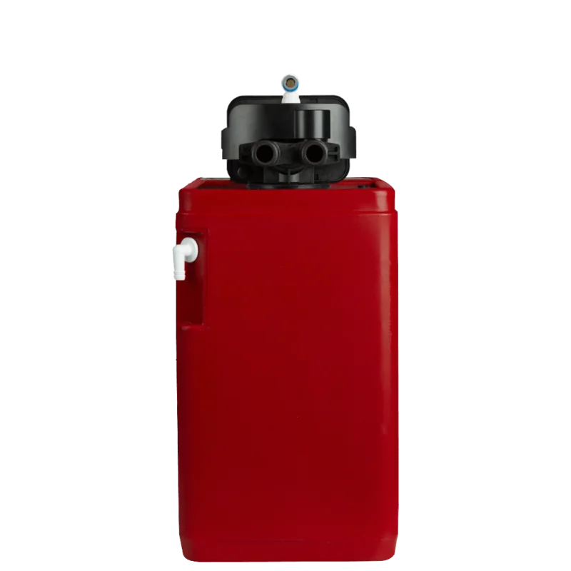 Autosoft softener for hot water