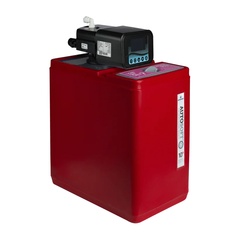 Autosoft softener for hot water