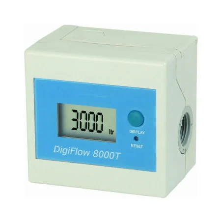 Μετρητής Ροής Νερού και Αλλαγής Φίλτρων DIGIFLOW 8000T Υδρομετρητής 3/8″